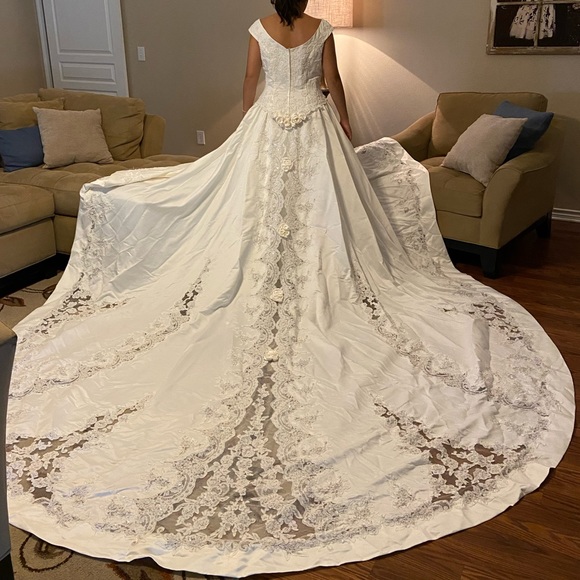 Mon Cheri Wedding dress size 14 - Picture 1 of 16